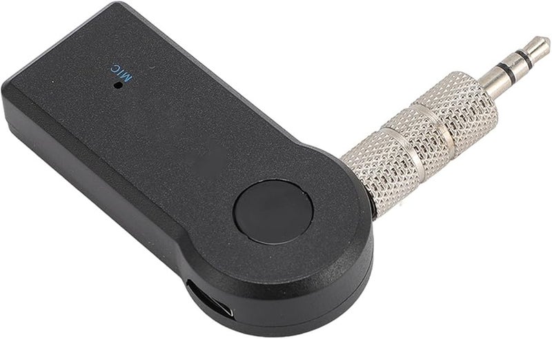 Portable Wireless Bluetooth AUX Adapter with Built in MIC and Long Battery Life for Car Drivers Amplifiers Headphones ABS Material 1pcs - Image 4
